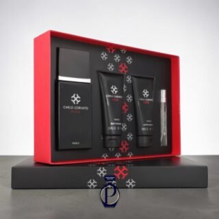 Carlo Corinto Rouge 100ml EDT Set (Caballero)