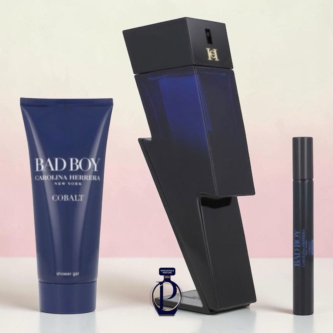 Carolina Herrera Bad Boy Cobalt Elixir 100ml EDP Set (Caballero)