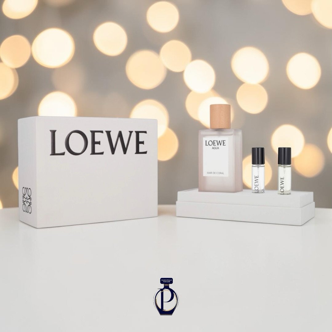 Loewe Agua Mar de Coral Eau de Toilette 100ml + 10ml EDT + Agua Drop 10ml EDP Set (Dama)