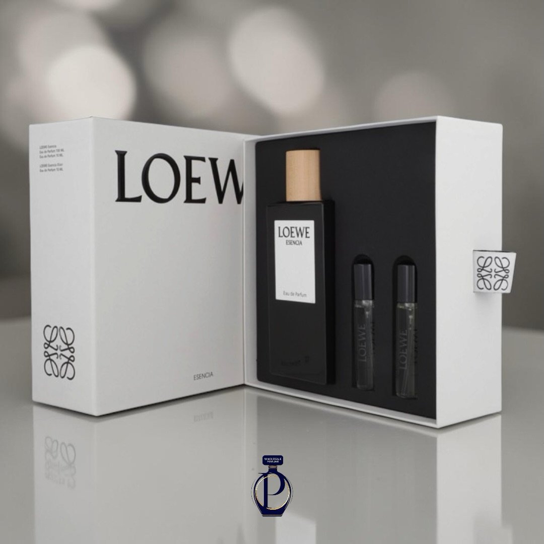 Loewe Esencia Eau de Parfum 100ml EDP + Esencia 10ml EDP + Elixir 10ml EDP Set (Caballero)
