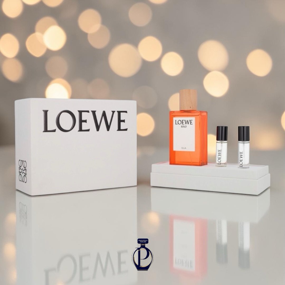 Loewe Solo Ella Eau de Parfum 100ml Set 3 Piezas (Solo Ella 10ml EDP + Aire Sutileza 10ml EDT) (Dama)