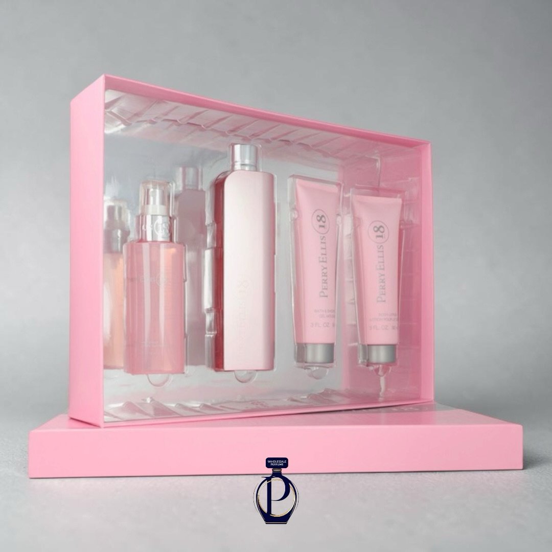 Perry Ellis 18 Women Eau de Parfum 100ml EDP Set 4 Piezas (Dama)
