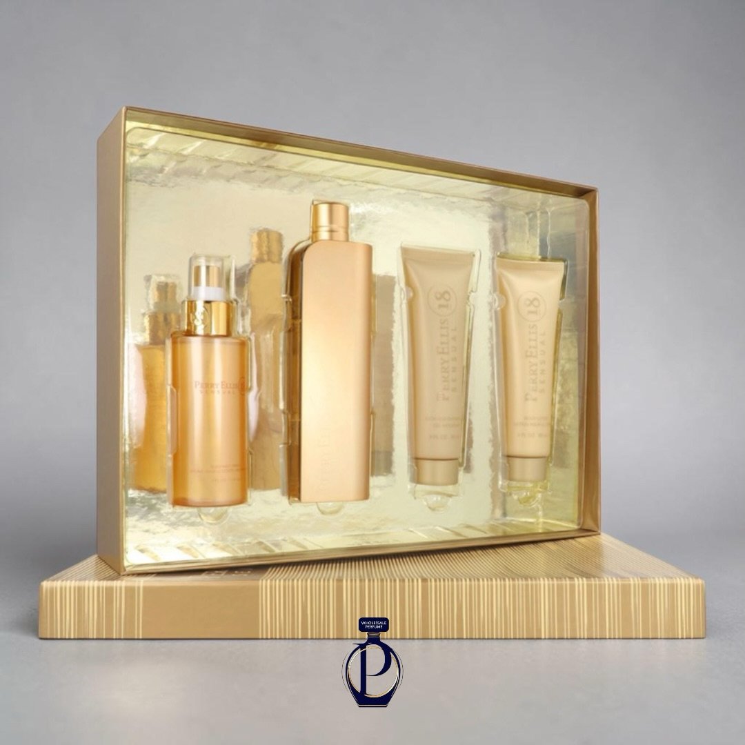Perry Ellis 18 Sensual Eau de Parfum 100ml EDP Set 4 Piezas (Dama)