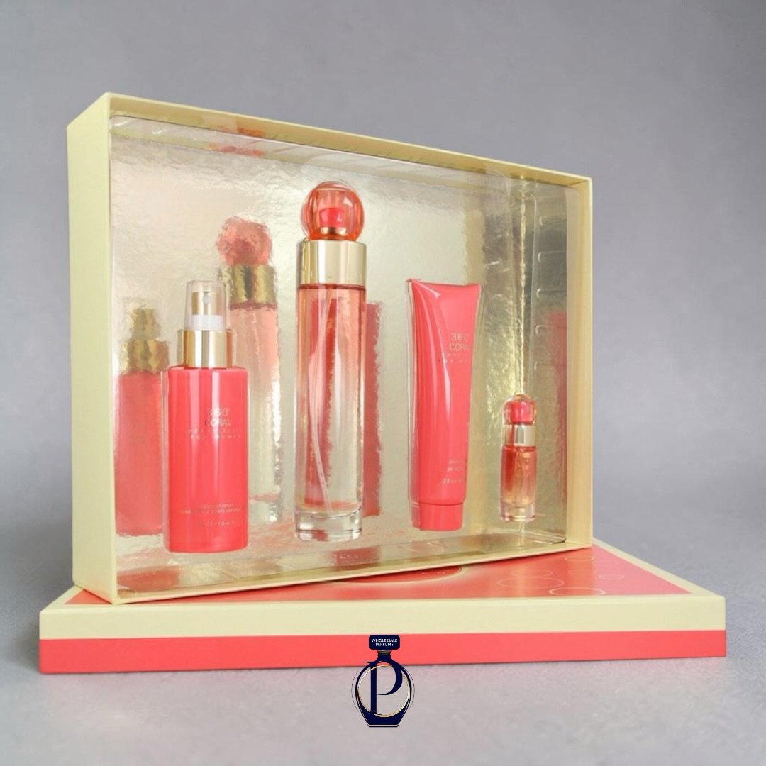 Perry Ellis 360° Coral Eau de Parfum 100ml EDP SET (Dama)