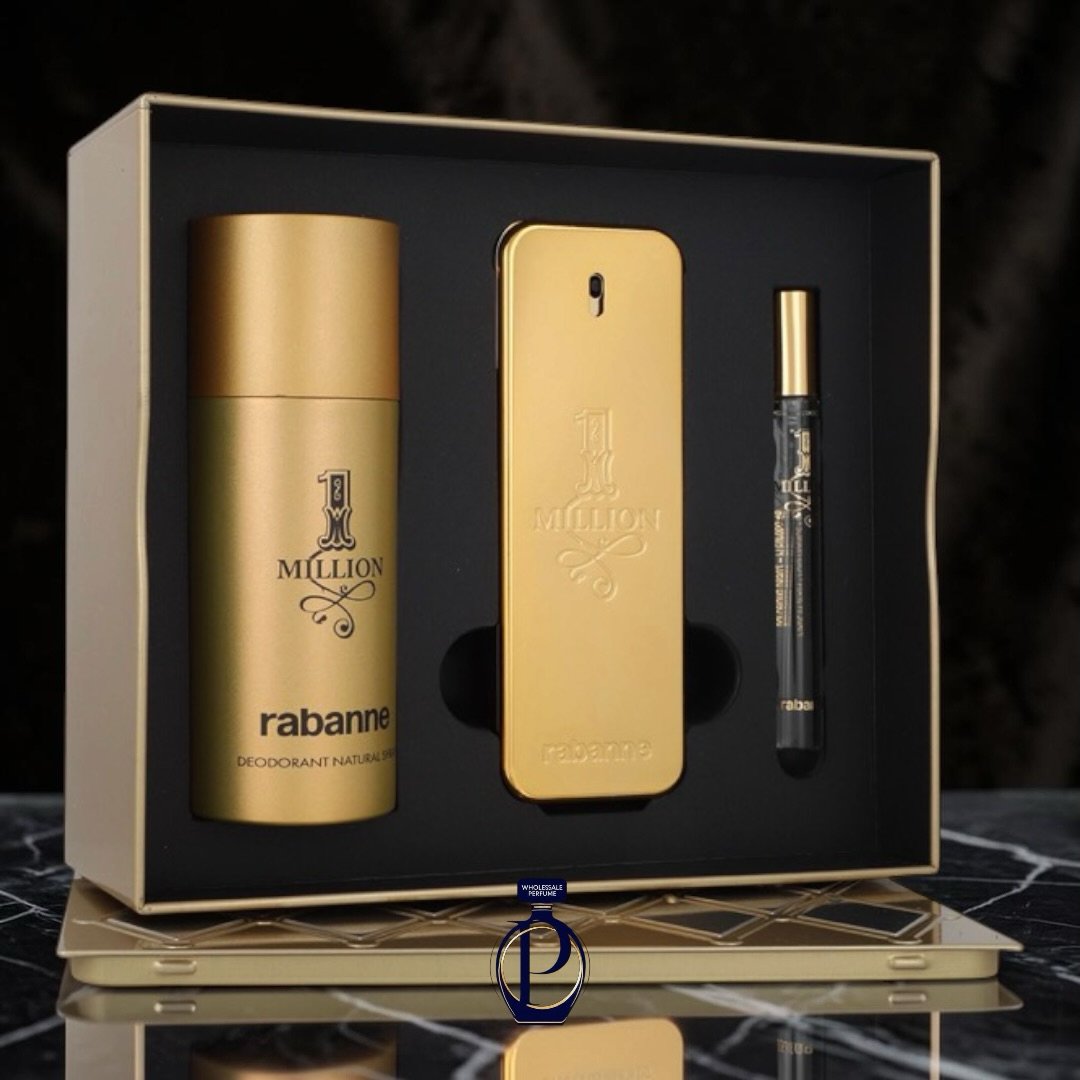 Rabanne 1 Million Eau de Toilette 100ml EDT Set (Caballero)