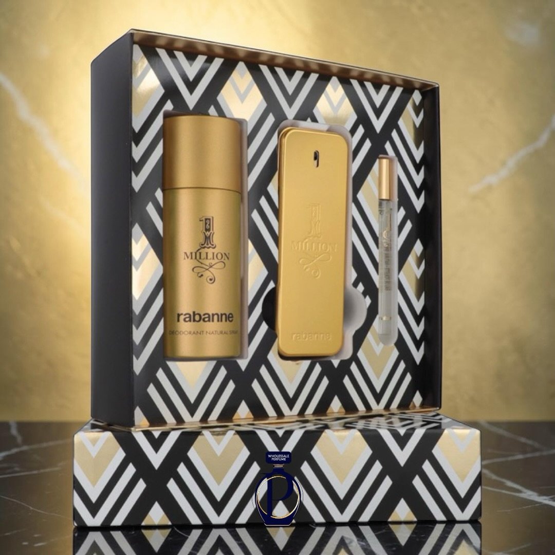 Rabanne Million Gold Intense Eau de Parfum 100ml EDP Set (Caballero)